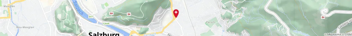 Kartendarstellung des Standorts für Borromäus Apotheke in 5020 Salzburg